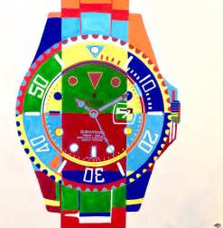 rolex paintings|rolex artwork.